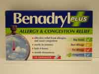 Benadryl  : Benadryl Plus Capsules 12's